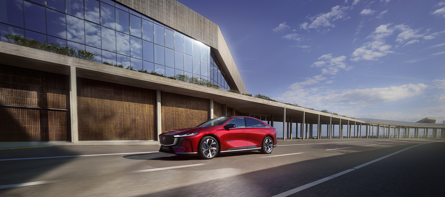 All-new all-electric Mazda6e soon in Switzerland